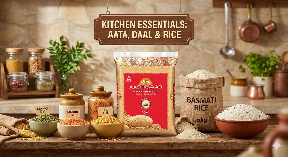 Atta & Rice , Daal
