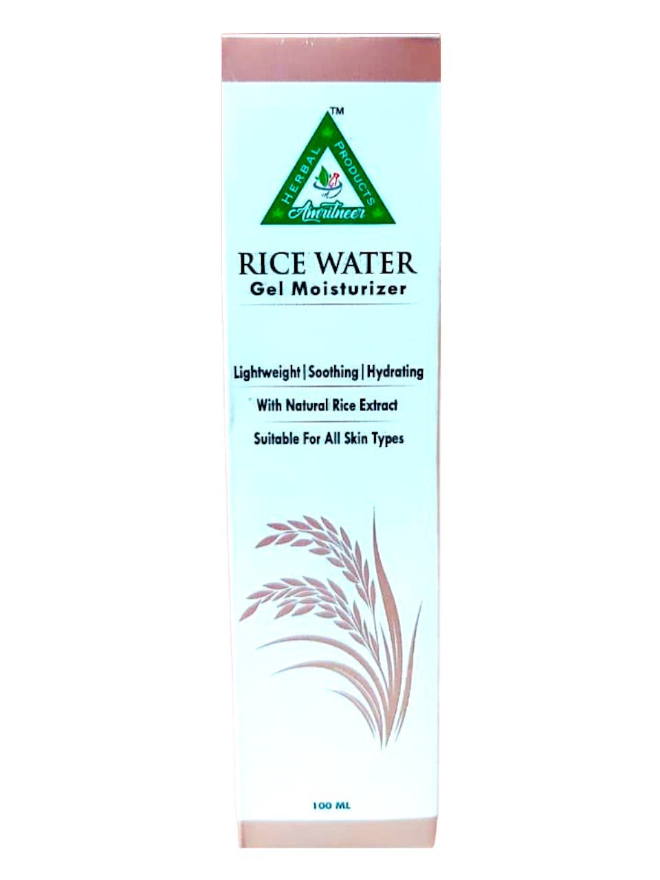 Amritneer Rice Water Gel Moisturizer,  100 ML